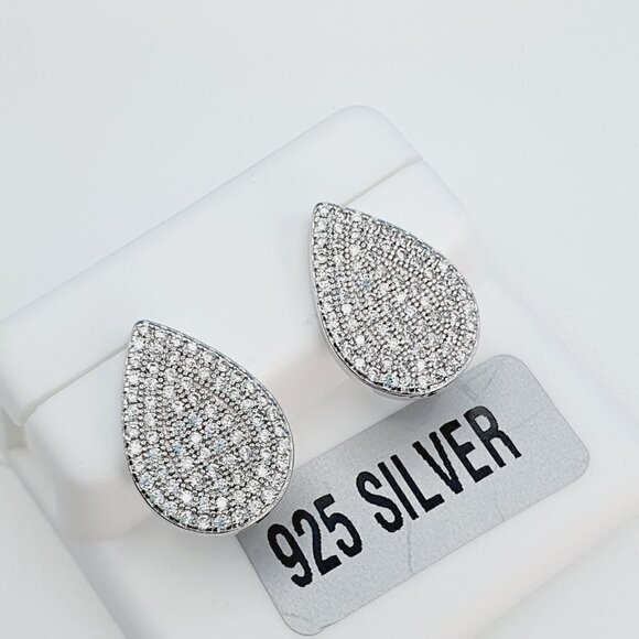 "925 Sterling Silver Cubic Zirconia Earrings, U19254835 - Picture 11 of 11